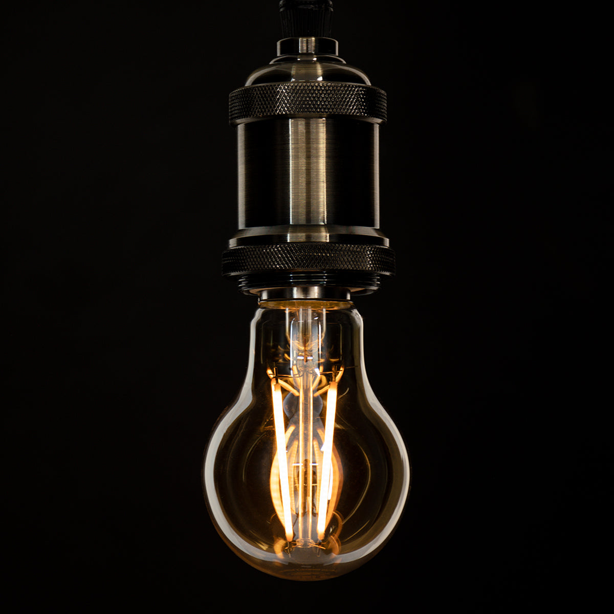 99037 LED Long Filament Bulb E27 A60 Globe 8W 720lm 360° AC 220-240V IP20 D6 x H10.5cm Ultra Θερμό Λευκό 2200K με Μελί Γυαλί - Dimmable