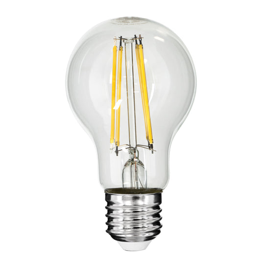 99053 Λάμπα LED Long Filament E27 A60 Γλόμπος 10W 1100lm 360° AC 220-240V IP20 Φ6 x Υ10.5cm Φυσικό Λευκό 4000K με Διάφανο Γυαλί - Dimmable