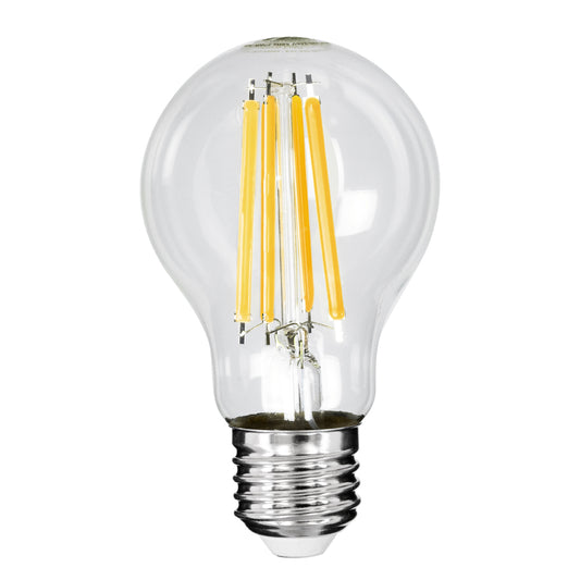 99083 Λάμπα LED Long Filament E27 A60 Γλόμπος 4W 840lm 360° AC 220-240V IP20 Φ6 x Υ11cm Θερμό Λευκό 2700K με Διάφανο Γυαλί - Pro Series 210lm/W - A Ενεργειακή Κλάση