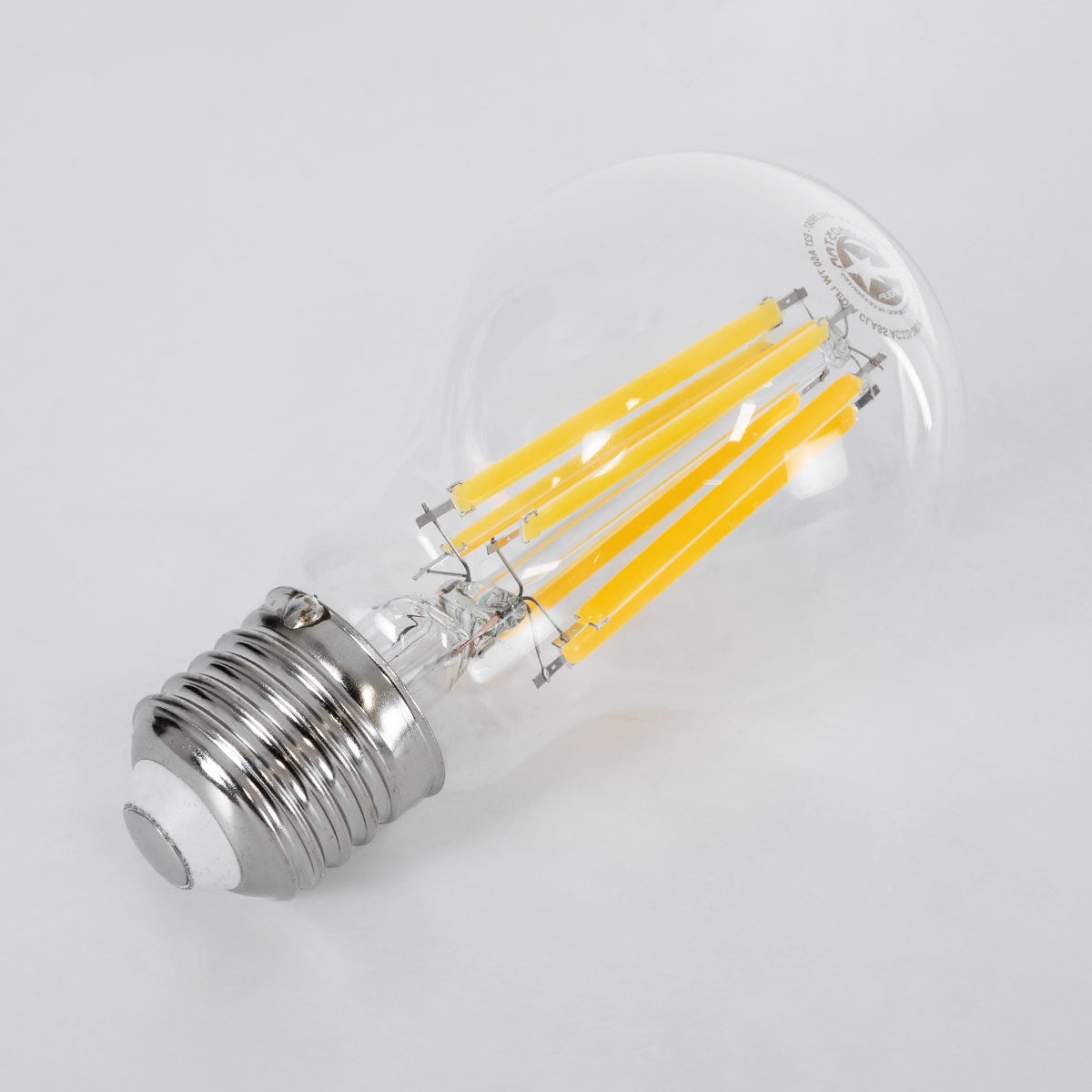 99087 Λάμπα LED Long Filament E27 A60 Γλόμπος 7W 1470lm 360° AC 220-240V IP20 Φ6 x Υ11cm Θερμό Λευκό 2700K με Διάφανο Γυαλί - Pro Series 210lm/W - A Ενεργειακή Κλάση