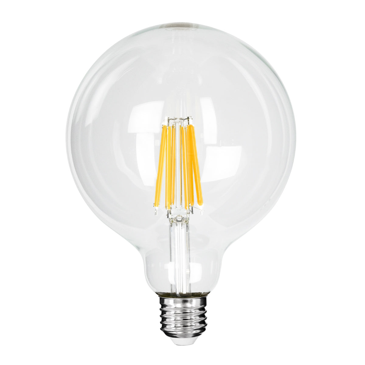 99089 Λάμπα LED Long Filament E27 G125 Γλόμπος 7W 1470lm 360° AC 220-240V IP20 Φ12.5 x Υ13.8cm Θερμό Λευκό 2700K με Διάφανο Γυαλί - Pro Series 210lm/W - A Ενεργειακή Κλάση