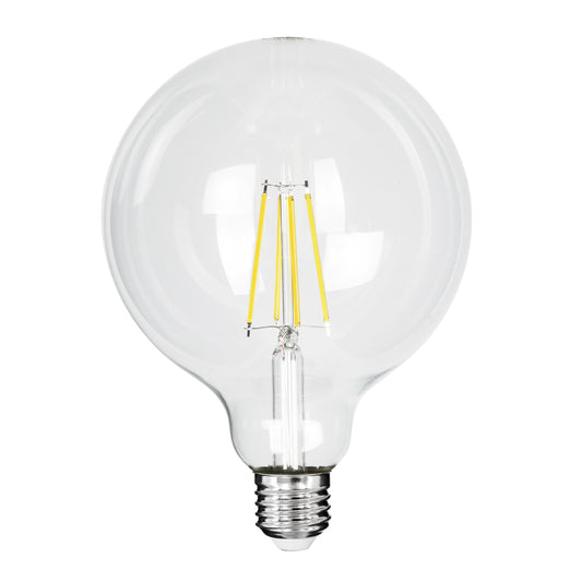 99093 Λάμπα LED Long Filament E27 G125 Γλόμπος 4W 840lm 360° AC 220-240V IP20 Φ12.5 x Υ13.8cm Φυσικό Λευκό 4000K με Διάφανο Γυαλί - Pro Series 210lm/W - A Ενεργειακή Κλάση