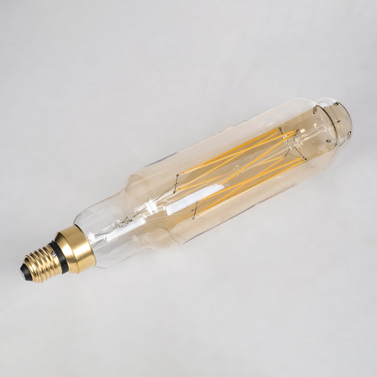 99168 Λάμπα LED Long Filament E27 BTT80 BANANAS Γλόμπος 8W 720lm 360° AC 220-240V IP20 Φ7.8 x Υ34.5cm Ultra Θερμό Λευκό 2200K με Μελί Γυαλί - Dimmable