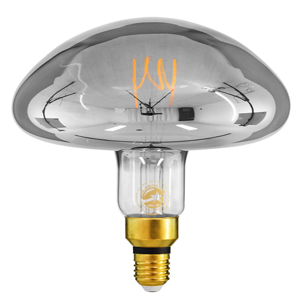 99174 Λάμπα E27 MR200 Mushroom LED SOFT SPIRAL FILAMENT 6W 480 lm 320° AC 85-265V Edison Retro με Φιμέ Γυαλί Θερμό Λευκό 2700 K Dimmable