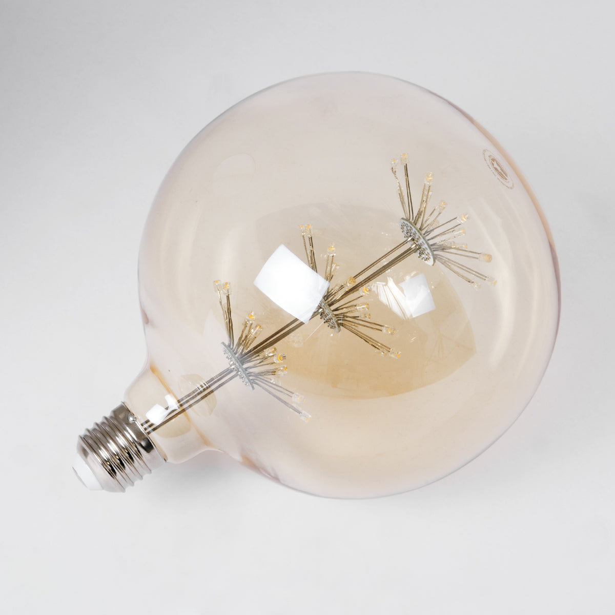 99210 Λάμπα LED MTX Diode HP E27 BLL150 MTX BALLOON Γλόμπος 1.6W 140lm 360° AC 220-240V IP20 Φ15 x Υ19.5cm Ultra Θερμό Λευκό 2200K με Μελί Γυαλί