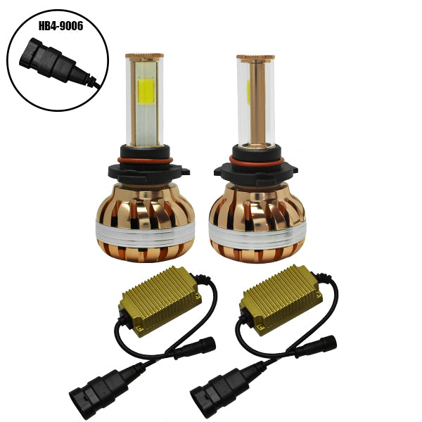 99706 LED HID KIT HB4 9006 COB LED 45 Watt 4500 Lumen 9-32 Volt DC 6000k