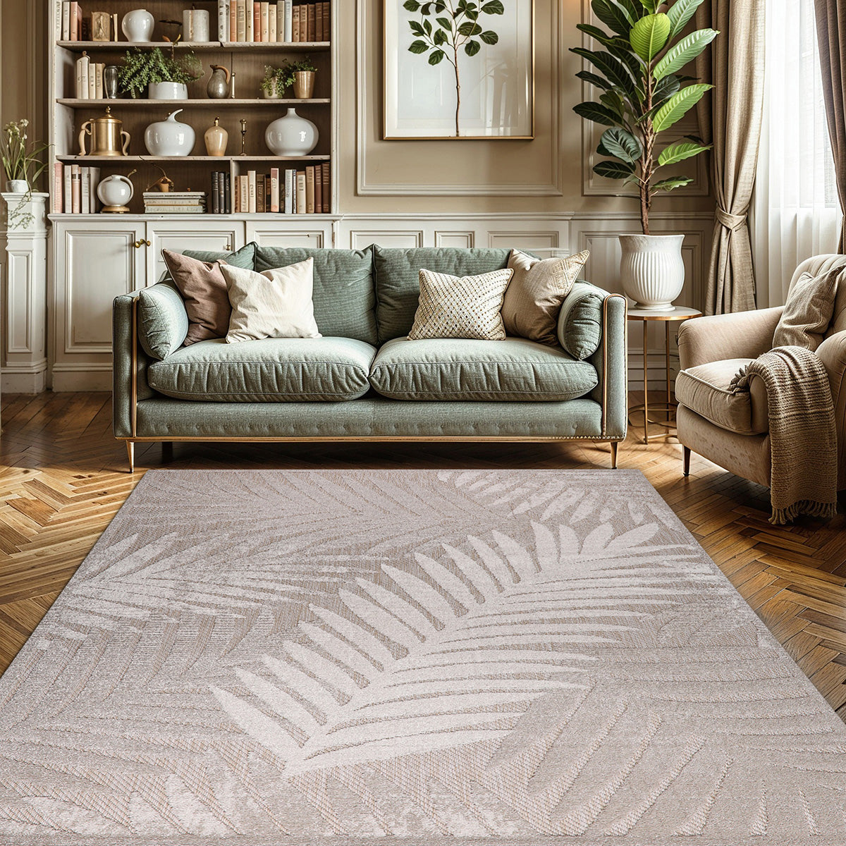 Χαλί Sahara Art 9972 160x230εκ Μπεζ