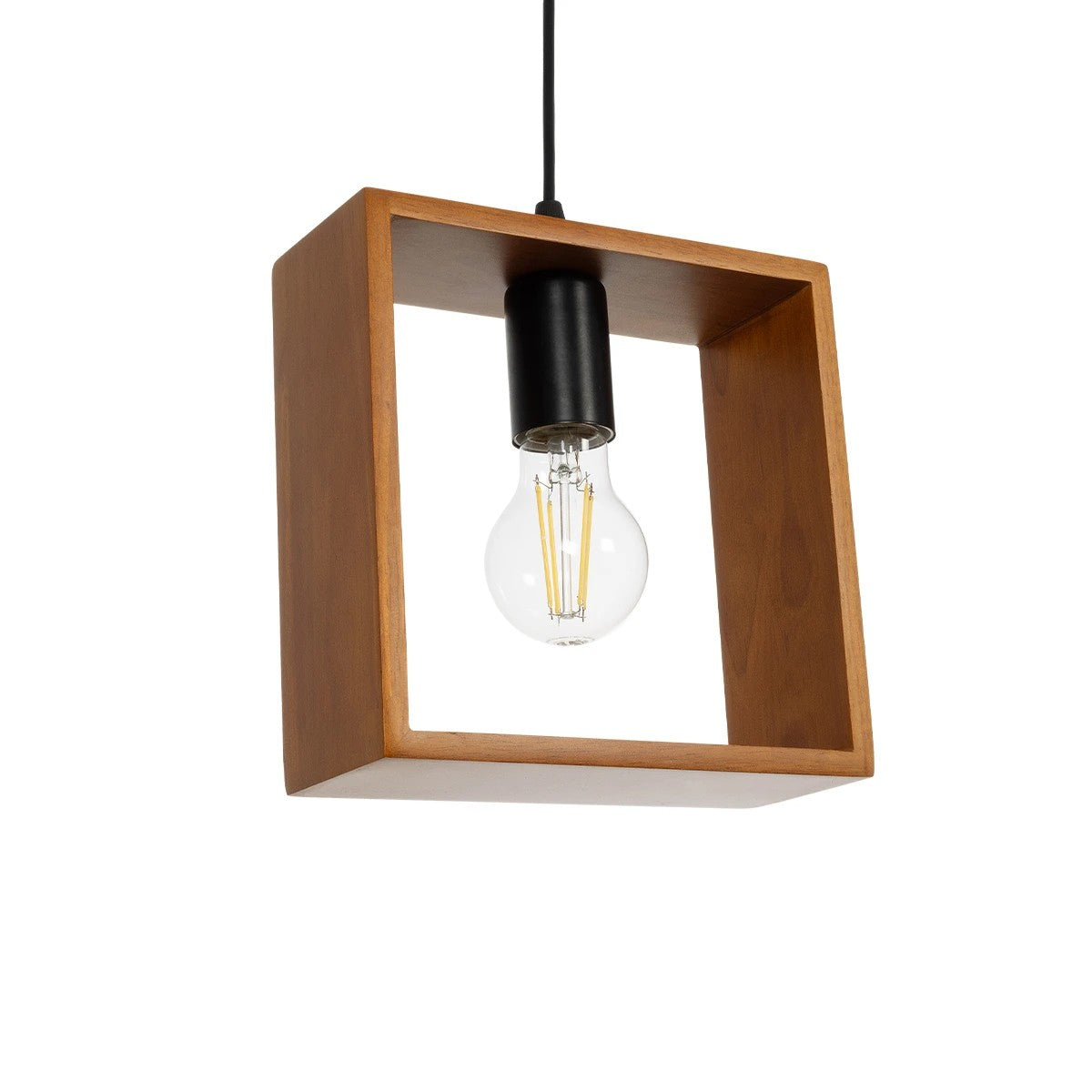 ELISE 999-0034 Μοντέρνο Κρεμαστό Φωτιστικό Οροφής με Ντουί 3 x E27 AC 220-240V IP20 - Καφέ & Μαύρο - Μ74 x Π9 x Υ40