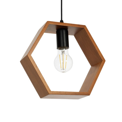 ELISE 999-0034 Μοντέρνο Κρεμαστό Φωτιστικό Οροφής με Ντουί 3 x E27 AC 220-240V IP20 - Καφέ & Μαύρο - Μ74 x Π9 x Υ40