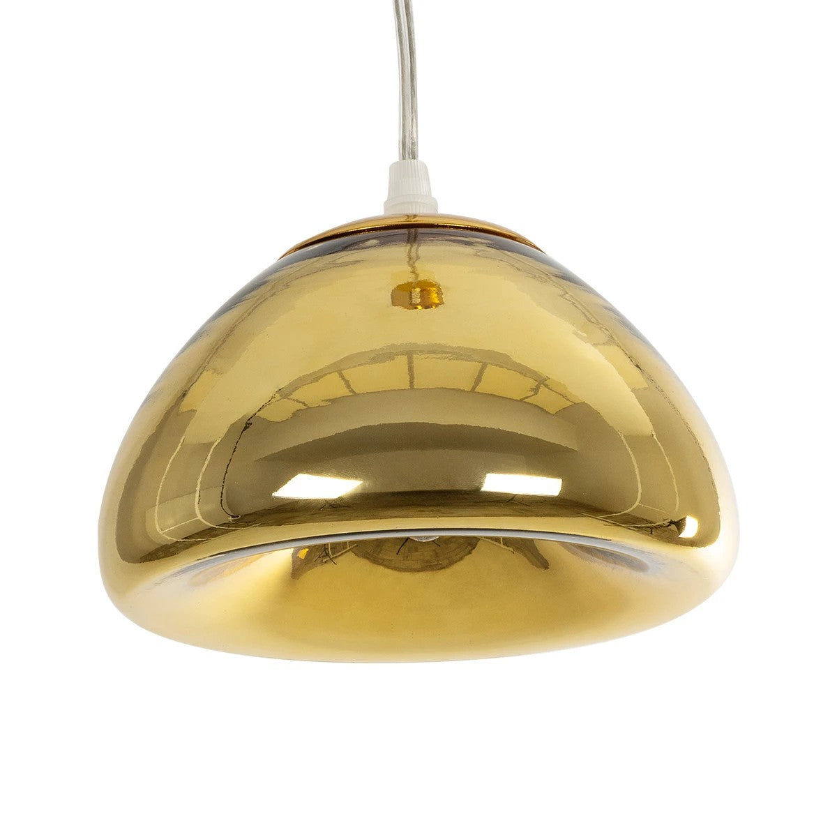 CRISTIN 999-0037 Μοντέρνο Κρεμαστό Φωτιστικό Οροφής με Ντουί 1 x G4 AC 220-240V IP20 - Χρυσό - Μ18 x Π18 x Υ13