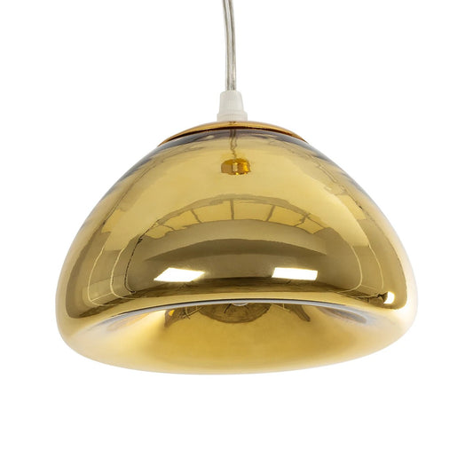 CRISTIN 999-0037 Μοντέρνο Κρεμαστό Φωτιστικό Οροφής με Ντουί 1 x G4 AC 220-240V IP20 - Χρυσό - Μ18 x Π18 x Υ13