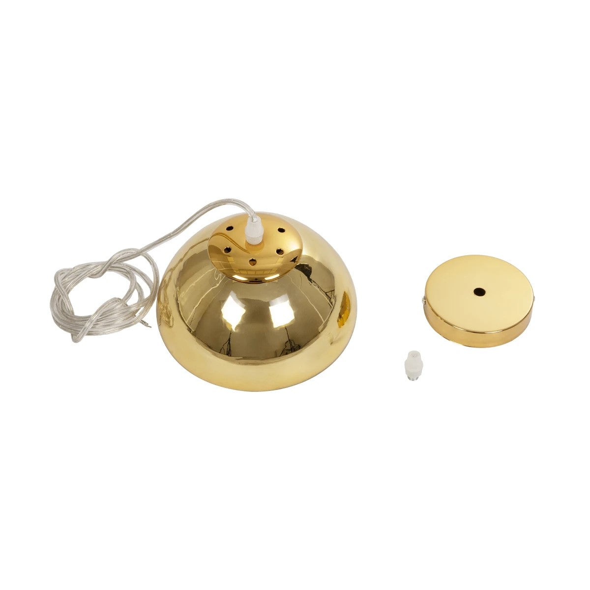 CRISTIN 999-0037 Μοντέρνο Κρεμαστό Φωτιστικό Οροφής με Ντουί 1 x G4 AC 220-240V IP20 - Χρυσό - Μ18 x Π18 x Υ13