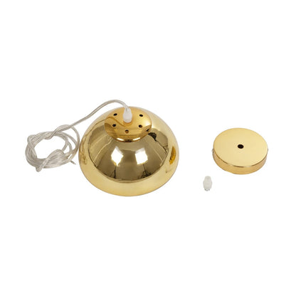 CRISTIN 999-0037 Μοντέρνο Κρεμαστό Φωτιστικό Οροφής με Ντουί 1 x G4 AC 220-240V IP20 - Χρυσό - Μ18 x Π18 x Υ13