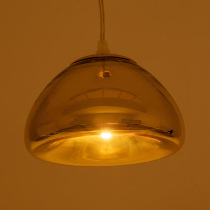 CRISTIN 999-0037 Μοντέρνο Κρεμαστό Φωτιστικό Οροφής με Ντουί 1 x G4 AC 220-240V IP20 - Χρυσό - Μ18 x Π18 x Υ13