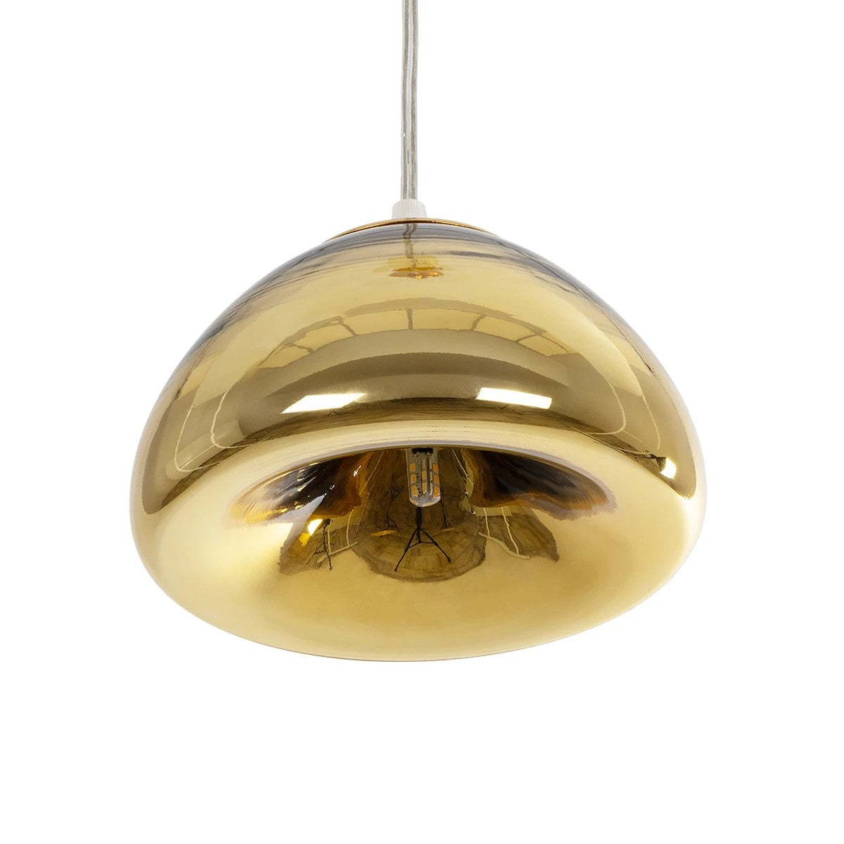 CRISTIN 999-0037 Μοντέρνο Κρεμαστό Φωτιστικό Οροφής με Ντουί 1 x G4 AC 220-240V IP20 - Χρυσό - Μ18 x Π18 x Υ13