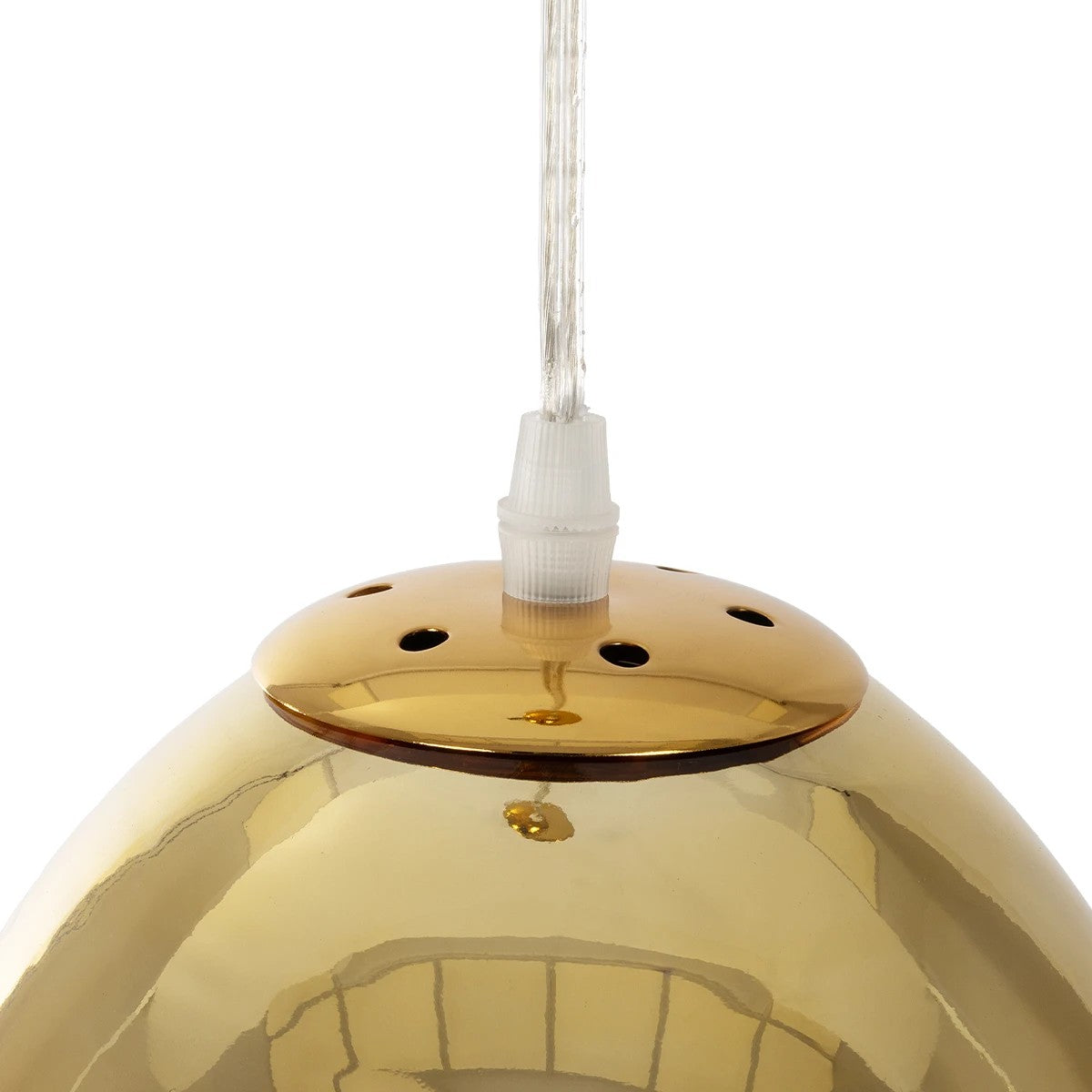 CRISTIN 999-0037 Μοντέρνο Κρεμαστό Φωτιστικό Οροφής με Ντουί 1 x G4 AC 220-240V IP20 - Χρυσό - Μ18 x Π18 x Υ13