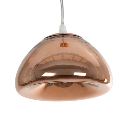 CRISTIN 999-0038 Μοντέρνο Κρεμαστό Φωτιστικό Οροφής με Ντουί 1 x G4 AC 220-240V IP20 - Χάλκινο - Μ18 x Π18 x Υ13