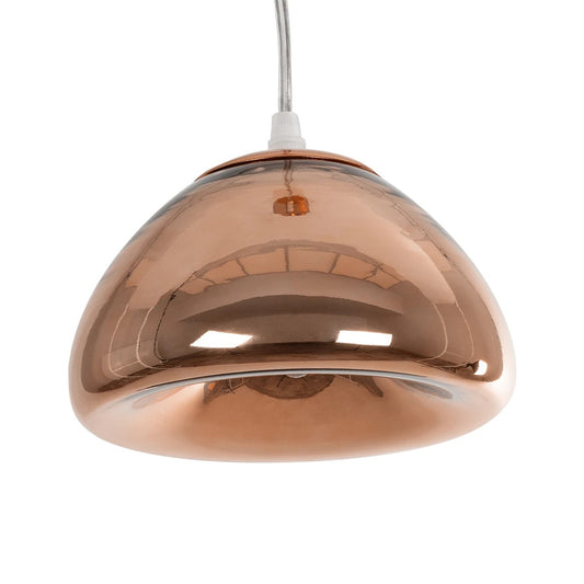 CRISTIN 999-0038 Μοντέρνο Κρεμαστό Φωτιστικό Οροφής με Ντουί 1 x G4 AC 220-240V IP20 - Χάλκινο - Μ18 x Π18 x Υ13