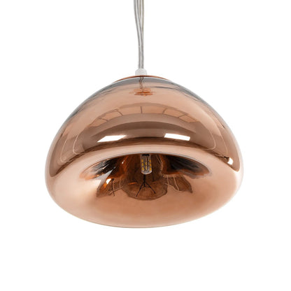 CRISTIN 999-0038 Μοντέρνο Κρεμαστό Φωτιστικό Οροφής με Ντουί 1 x G4 AC 220-240V IP20 - Χάλκινο - Μ18 x Π18 x Υ13