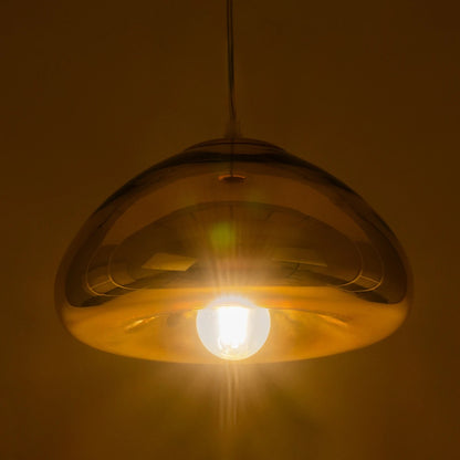 CRISTIN 999-0039 Μοντέρνο Κρεμαστό Φωτιστικό Οροφής με Ντουί 1 x E27 AC 220-240V IP20 - Χρυσό - Μ18 x Π18 x Υ13