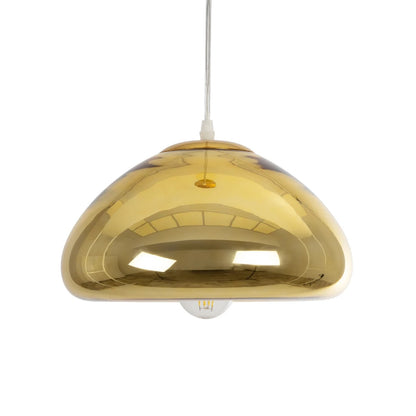 CRISTIN 999-0039 Μοντέρνο Κρεμαστό Φωτιστικό Οροφής με Ντουί 1 x E27 AC 220-240V IP20 - Χρυσό - Μ18 x Π18 x Υ13