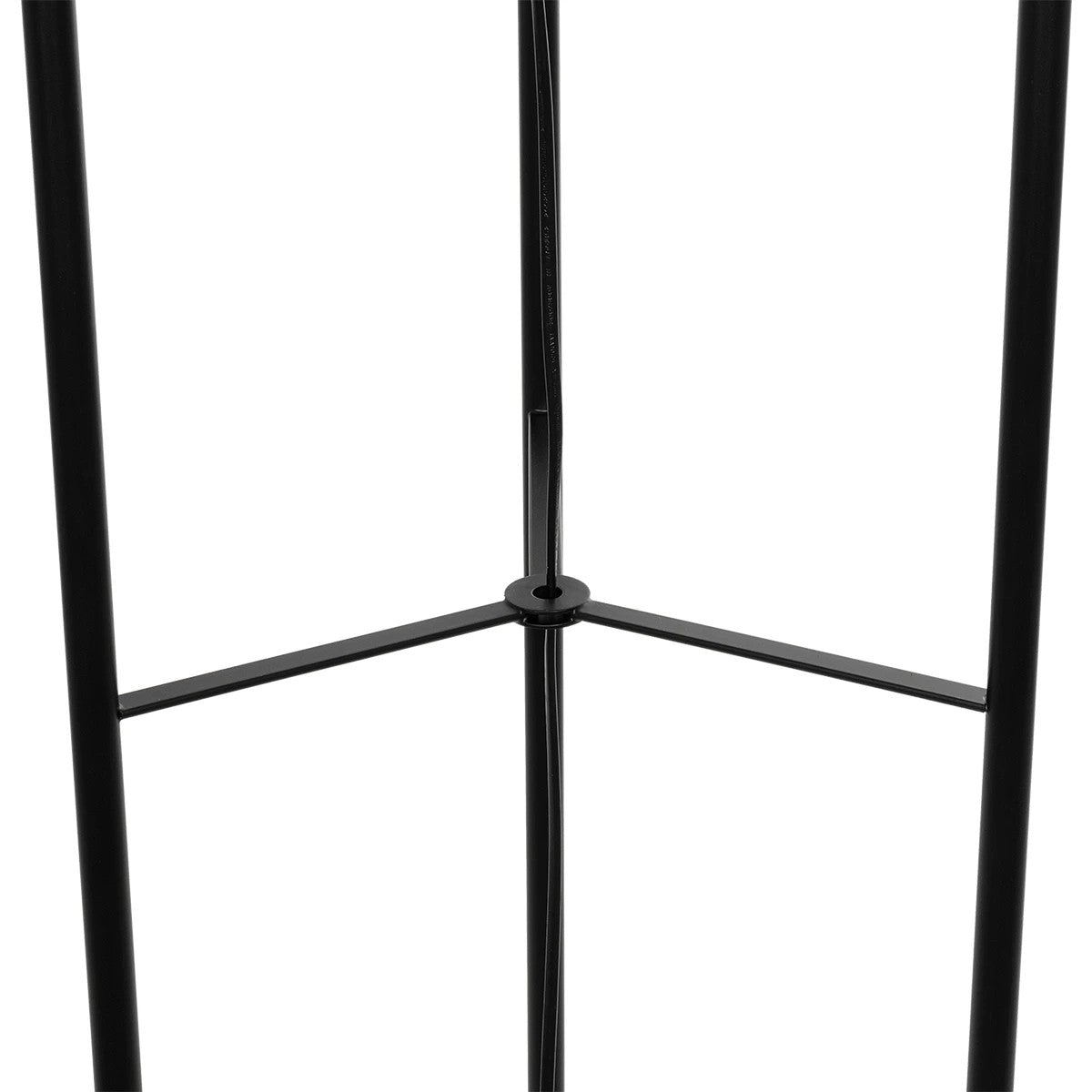 CURACAO 999-0041 Μοντέρνο Επιδαπέδιο Φωτιστικό Μονόφωτο 1 x E27 IP20 Μαύρο Μέταλλο με Καφέ Ξύλο - Μ30 x Π30 x Υ165