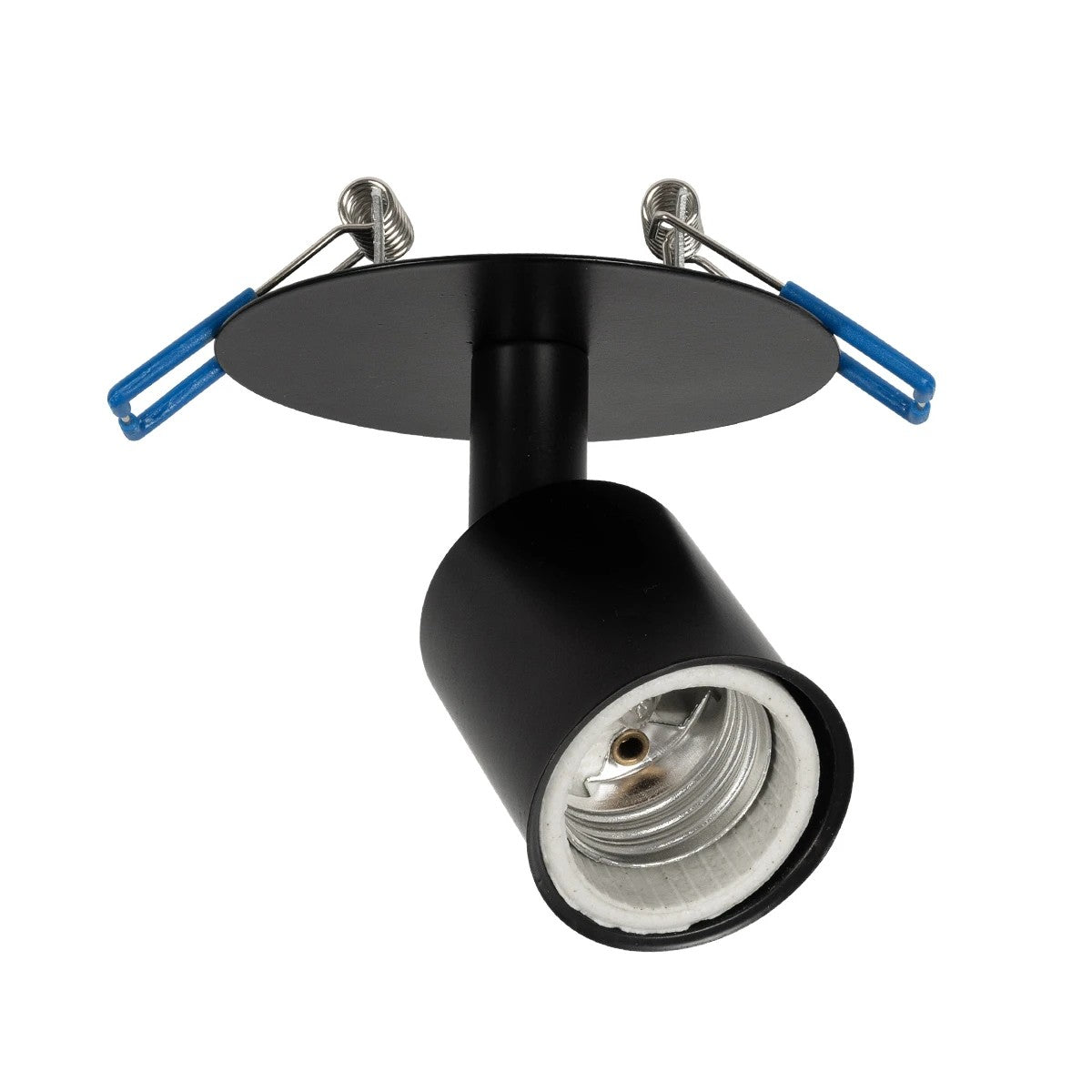 SARA 999-0058 Χωνευτό Φωτιστικό Οροφής Σποτ Μονόφωτο 1 x E27 IP20 Μαύρο Μέταλλο - Μ8,5 x Π8,5 x Υ11