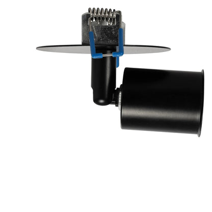 SARA 999-0058 Χωνευτό Φωτιστικό Οροφής Σποτ Μονόφωτο 1 x E27 IP20 Μαύρο Μέταλλο - Μ8,5 x Π8,5 x Υ11