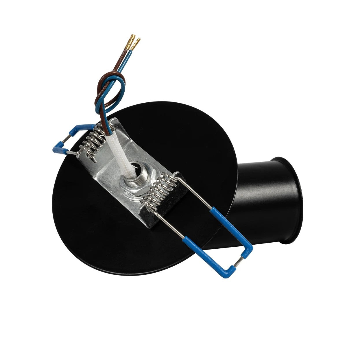 SARA 999-0058 Χωνευτό Φωτιστικό Οροφής Σποτ Μονόφωτο 1 x E27 IP20 Μαύρο Μέταλλο - Μ8,5 x Π8,5 x Υ11