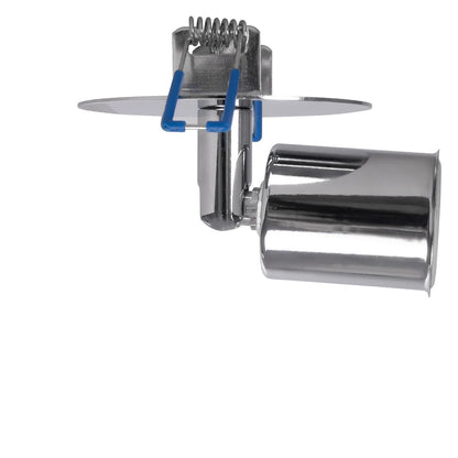 SARA 999-0059 Χωνευτό Φωτιστικό Οροφής Σποτ Μονόφωτο 1 x E27 IP20 Ασημί Μέταλλο - Μ8,5 x Π8,5 x Υ11