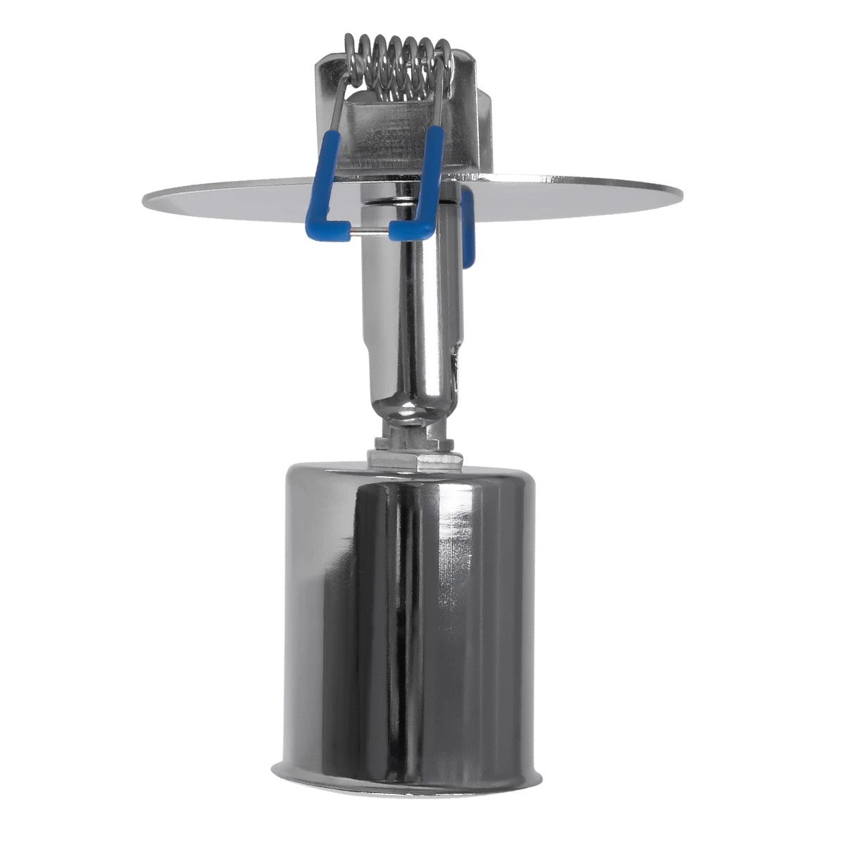 SARA 999-0059 Χωνευτό Φωτιστικό Οροφής Σποτ Μονόφωτο 1 x E27 IP20 Ασημί Μέταλλο - Μ8,5 x Π8,5 x Υ11