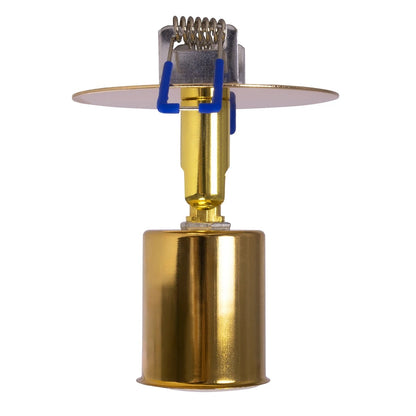 SARA 999-0060 Χωνευτό Φωτιστικό Οροφής Σποτ Μονόφωτο 1 x E27 IP20 Χρυσό Μέταλλο - Μ8,5 x Π8,5 x Υ11