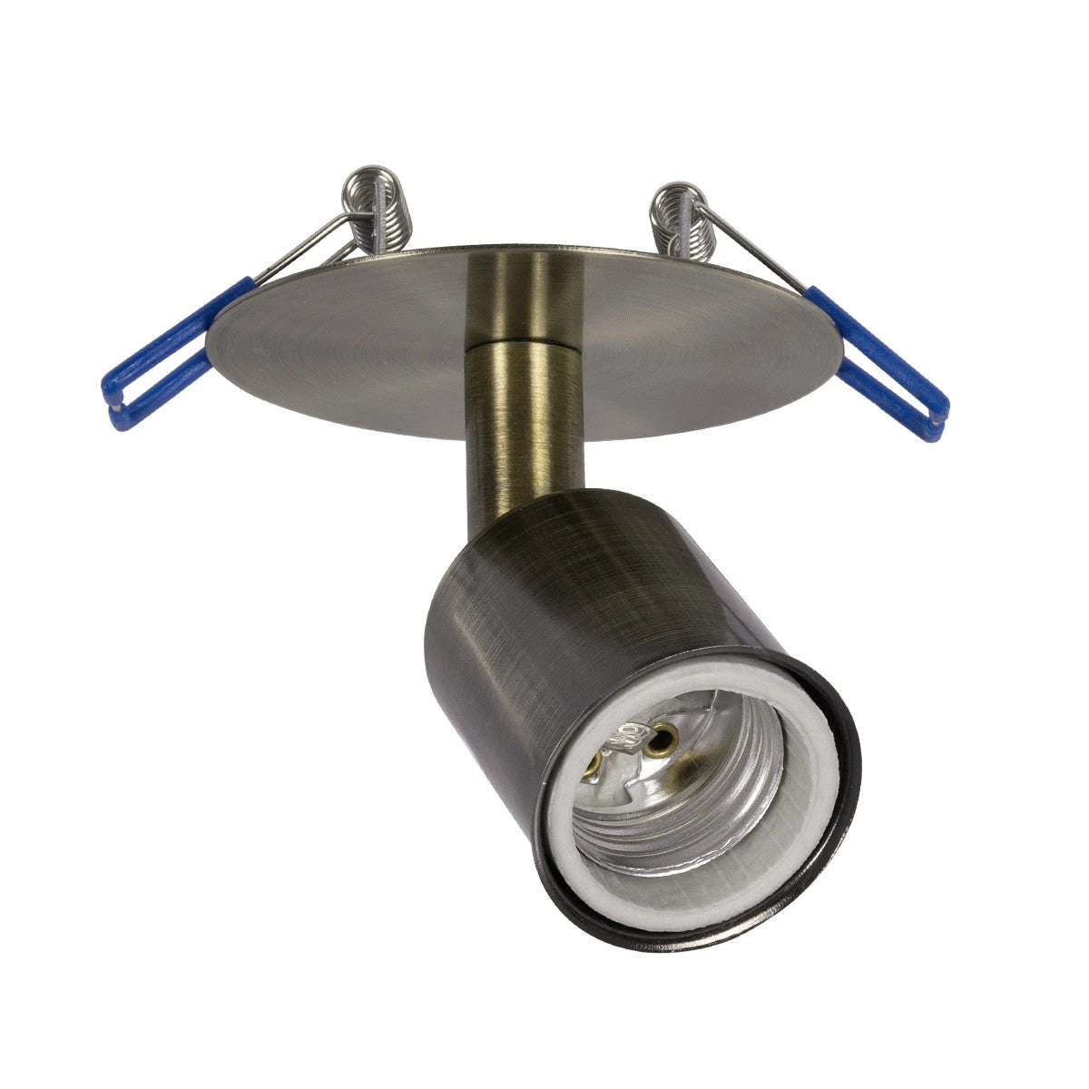 SARA 999-0062 Χωνευτό Φωτιστικό Οροφής Σποτ Μονόφωτο 1 x E27 IP20 Μπρούτζινο Μέταλλο - Μ8,5 x Π8,5 x Υ11