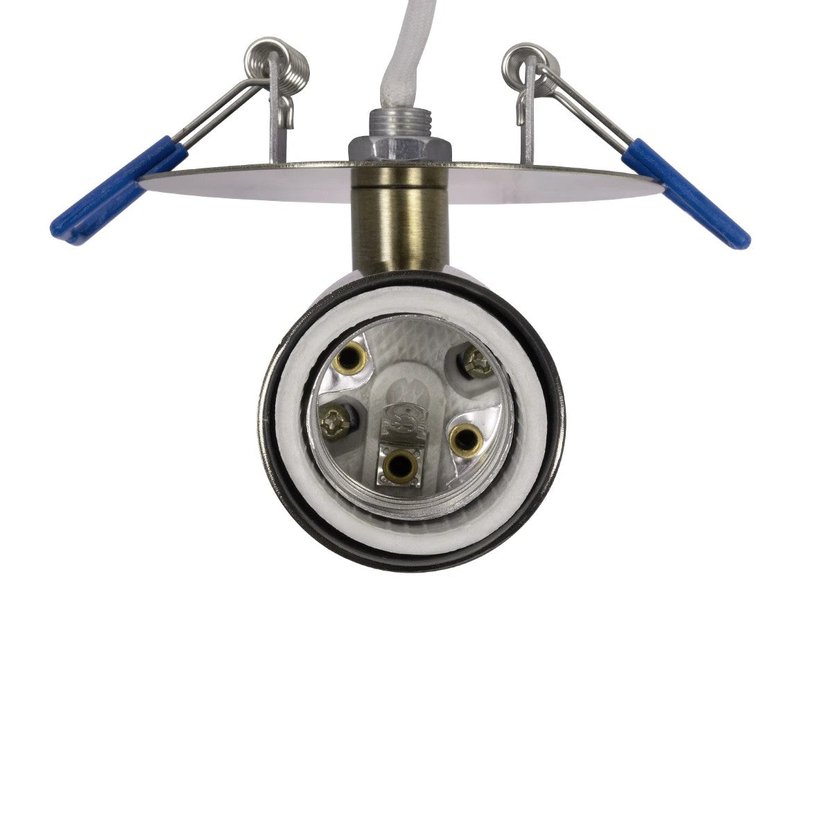 SARA 999-0062 Χωνευτό Φωτιστικό Οροφής Σποτ Μονόφωτο 1 x E27 IP20 Μπρούτζινο Μέταλλο - Μ8,5 x Π8,5 x Υ11