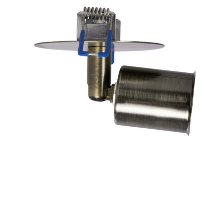 SARA 999-0062 Χωνευτό Φωτιστικό Οροφής Σποτ Μονόφωτο 1 x E27 IP20 Μπρούτζινο Μέταλλο - Μ8,5 x Π8,5 x Υ11