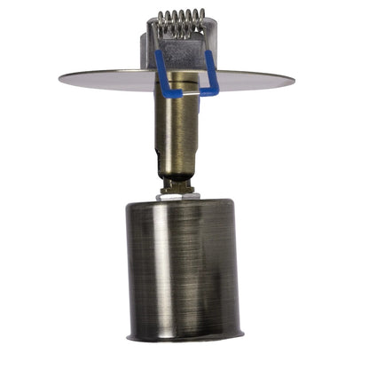 SARA 999-0062 Χωνευτό Φωτιστικό Οροφής Σποτ Μονόφωτο 1 x E27 IP20 Μπρούτζινο Μέταλλο - Μ8,5 x Π8,5 x Υ11