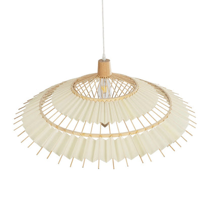 VENTALIA 999-0066 Boho Κρεμαστό Φωτιστικό Οροφής με Ντουί 1 x E27 AC 220-240V IP20 - Μπεζ - Μ83 x Π83 x Υ36