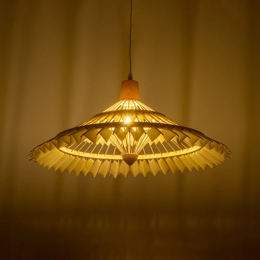 VENTALIA 999-0067 Boho Κρεμαστό Φωτιστικό Οροφής με Ντουί 1 x E27 AC 220-240V IP20 - Μπεζ - Μ60 x Π60 x Υ30