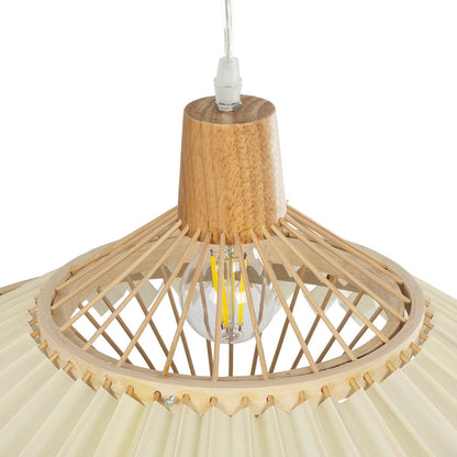 VENTALIA 999-0067 Boho Κρεμαστό Φωτιστικό Οροφής με Ντουί 1 x E27 AC 220-240V IP20 - Μπεζ - Μ60 x Π60 x Υ30