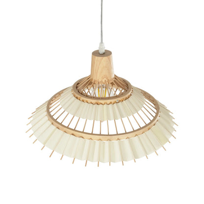 VENTALIA 999-0068 Boho Κρεμαστό Φωτιστικό Οροφής με Ντουί 1 x E27 AC 220-240V IP20 - Μπεζ - Μ40 x Π40 x Y23