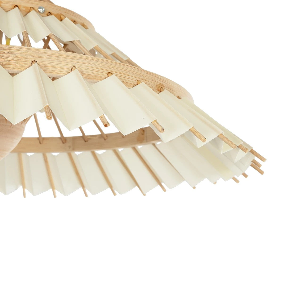 VENTALIA 999-0068 Boho Κρεμαστό Φωτιστικό Οροφής με Ντουί 1 x E27 AC 220-240V IP20 - Μπεζ - Μ40 x Π40 x Y23