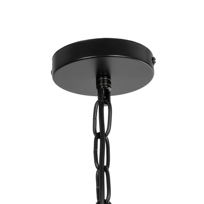 VERA 999-0069 Boho Κρεμαστό Φωτιστικό Οροφής με Ντουί 1 x E27 AC 220-240V IP20 - Καφέ - Μ50 x Π50 x Υ25