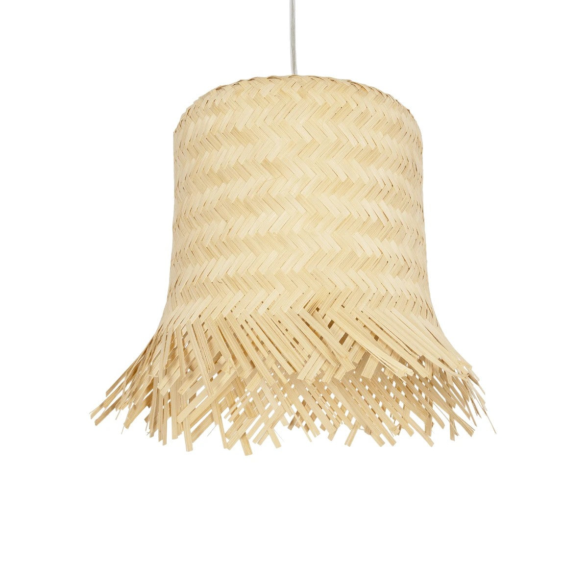 HAWAII 999-0125 Boho Κρεμαστό Φωτιστικό Οροφής με Ντουί 1 x E27 AC 220-240V IP20 - Μπεζ - Μ30 x Π30 x Υ30