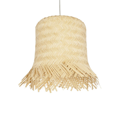 HAWAII 999-0125 Boho Κρεμαστό Φωτιστικό Οροφής με Ντουί 1 x E27 AC 220-240V IP20 - Μπεζ - Μ30 x Π30 x Υ30