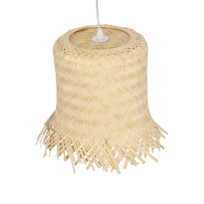HAWAII 999-0125 Boho Κρεμαστό Φωτιστικό Οροφής με Ντουί 1 x E27 AC 220-240V IP20 - Μπεζ - Μ30 x Π30 x Υ30