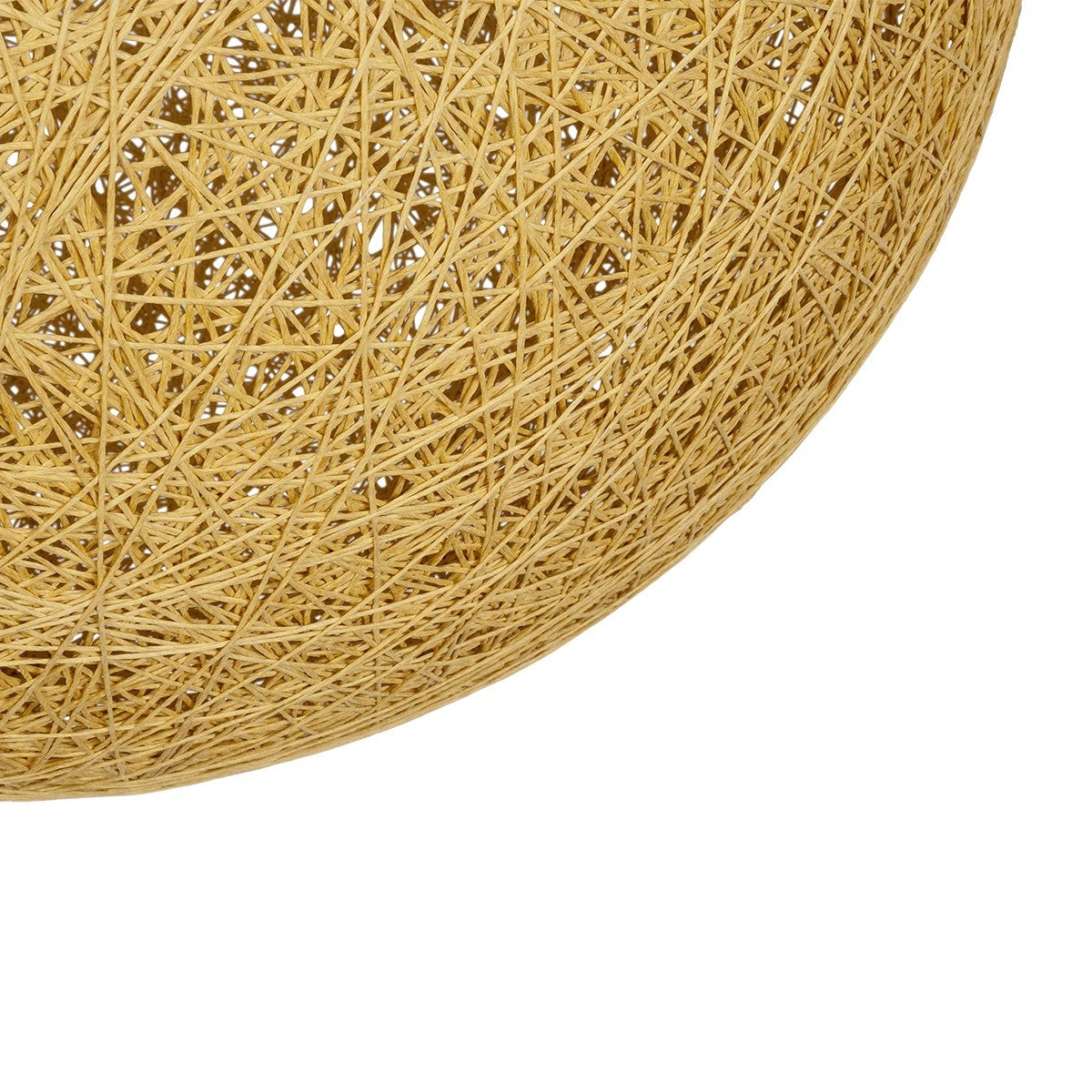 OCEANA 999-0155 Boho Κρεμαστό Φωτιστικό Οροφής με Ντουί 1 x E27 AC 220-240V IP20 - Μπεζ & Χρυσό - Μ60 x Π60 x Υ60