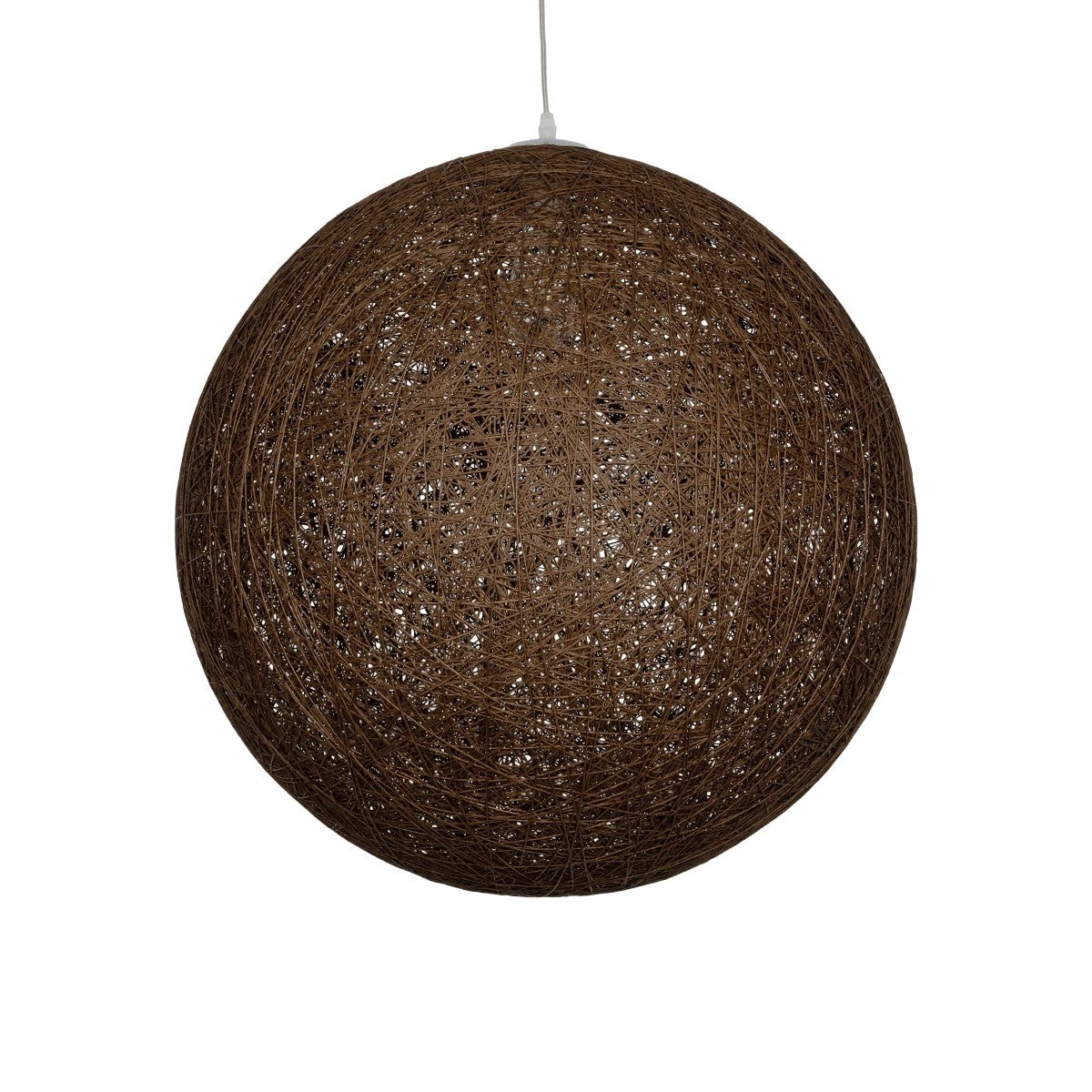 OCEANA 999-0156 Boho Κρεμαστό Φωτιστικό Οροφής με Ντουί 1 x E27 AC 220-240V IP20 - Καφέ - Μ60 x Π60 x Υ60