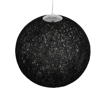 OCEANA 999-0157 Boho Κρεμαστό Φωτιστικό Οροφής με Ντουί 1 x E27 AC 220-240V IP20 - Μαύρο - Μ60 x Π60 x Υ60