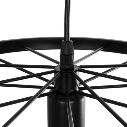 CASTOR 999-0228 Vintage Κρεμαστό Φωτιστικό Οροφής με Ντουί 1 x E27 AC 220-240V IP20 - Μαύρο - Μ30 x Π30 x Υ11