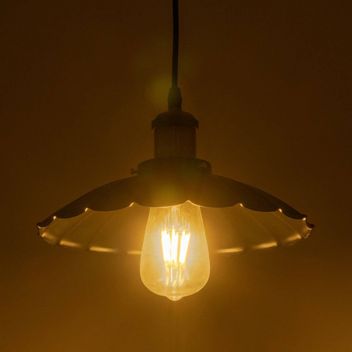 MARGI 999-0229 Vintage Κρεμαστό Φωτιστικό Οροφής με Ντουί 1 x E27 AC 220-240V IP20 - Μαύρο & Χρυσό - Μ26 x Π26 x Υ14